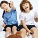 유니렉스 20수 코마 아동용 라운드 티셔츠